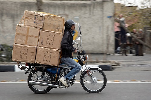 Courier driver
