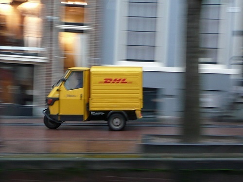 Courier driver